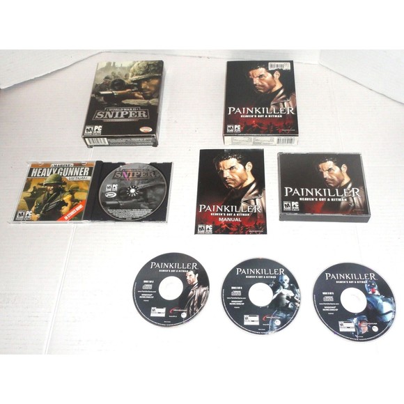 Lot of 5 PC Games - Iron Storm, Gun, WWII Sniper, Painkiller & CTU Marine - Picture 3 of 11